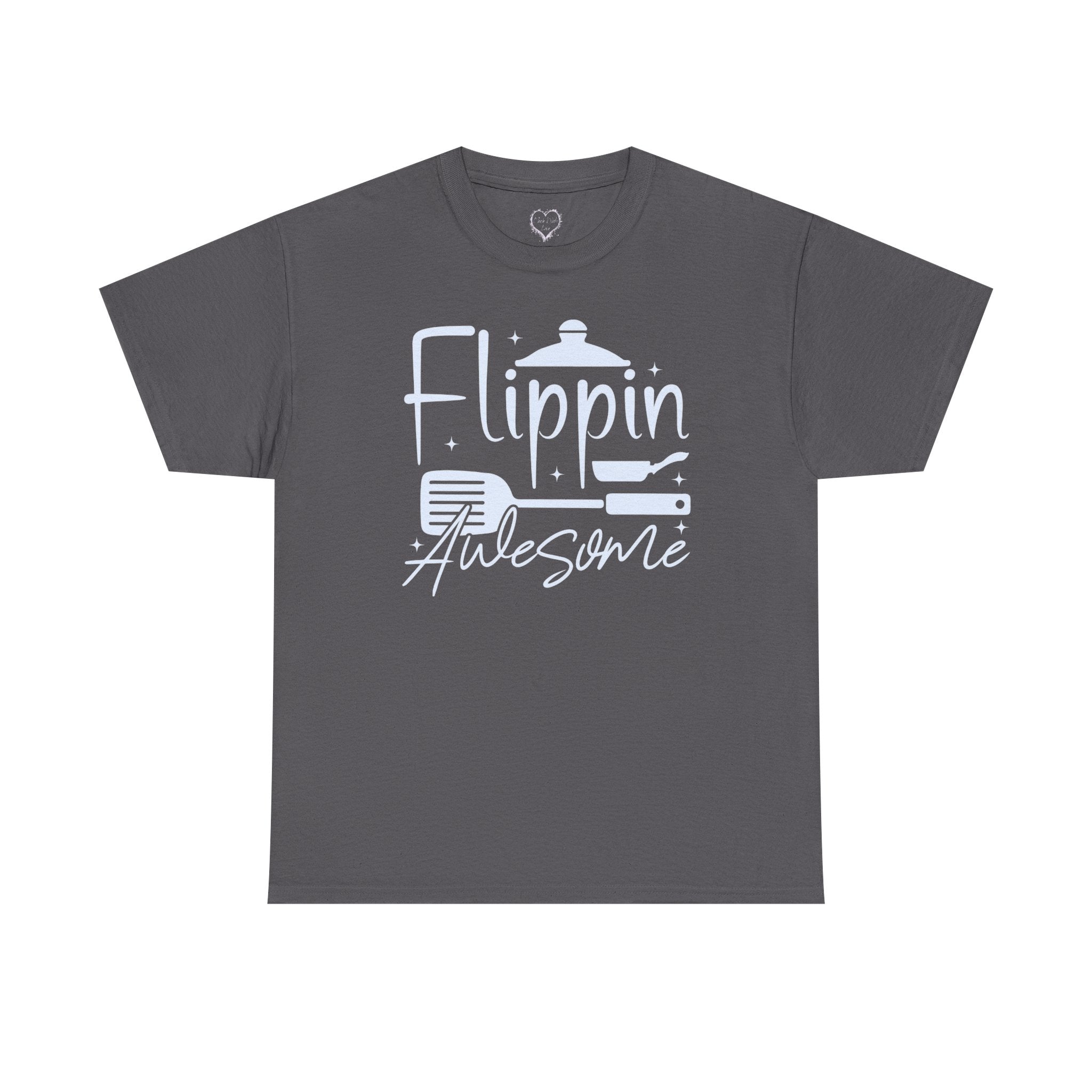 Flippin' Awesome Cooking T-Shirt – Funny Chef Pancake Spatula Tee