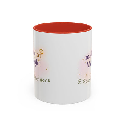 Made of Magic Coffee Mug — Inspirational Accent Mug with 'Made of Magic & Good Intentions'