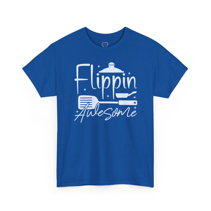 Flippin' Awesome Cooking T-Shirt – Funny Chef Pancake Spatula Tee