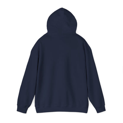 Minimal Cat Face Hoodie — Small Center Graphic Cozy Pullover