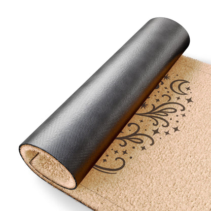 Doormat — "Happiness Lives Here, Leave the Noise Outside" Decorative Welcome Mat