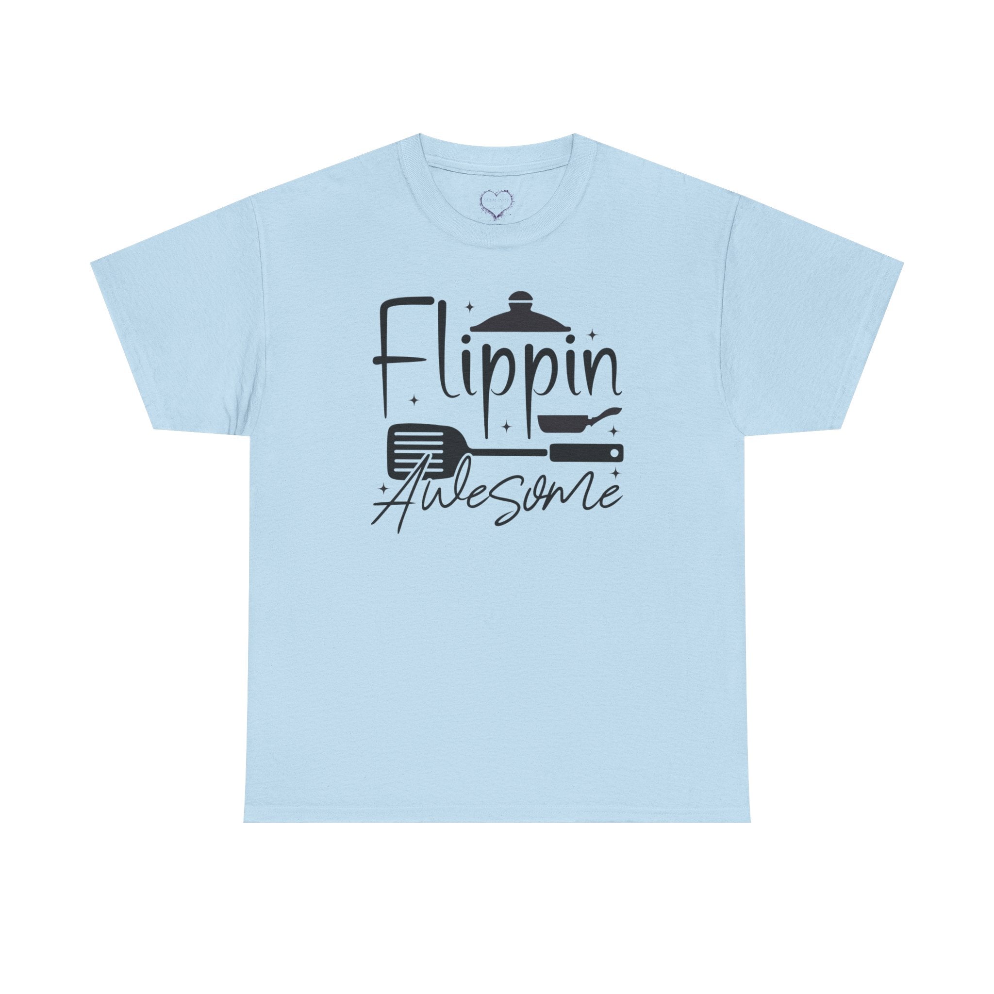Flippin' Awesome Kitchen Tee — Funny Chef Pancake Flipping Shirt