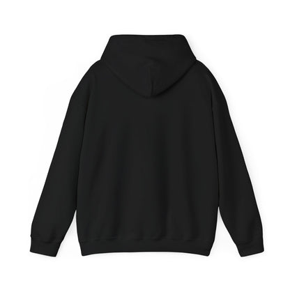 Minimal Cat Face Hoodie — Small Center Graphic Cozy Pullover