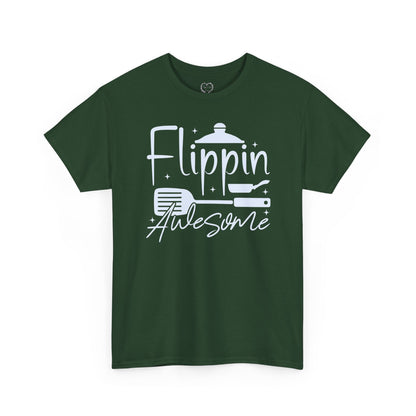 Flippin' Awesome Cooking T-Shirt – Funny Chef Pancake Spatula Tee