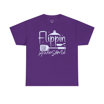 Flippin' Awesome Cooking T-Shirt – Funny Chef Pancake Spatula Tee