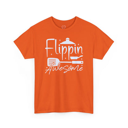 Flippin' Awesome Cooking T-Shirt – Funny Chef Pancake Spatula Tee
