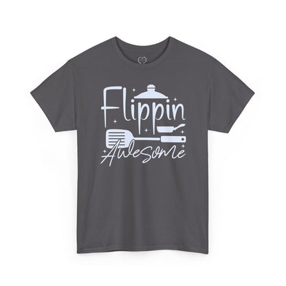 Flippin' Awesome Cooking T-Shirt – Funny Chef Pancake Spatula Tee