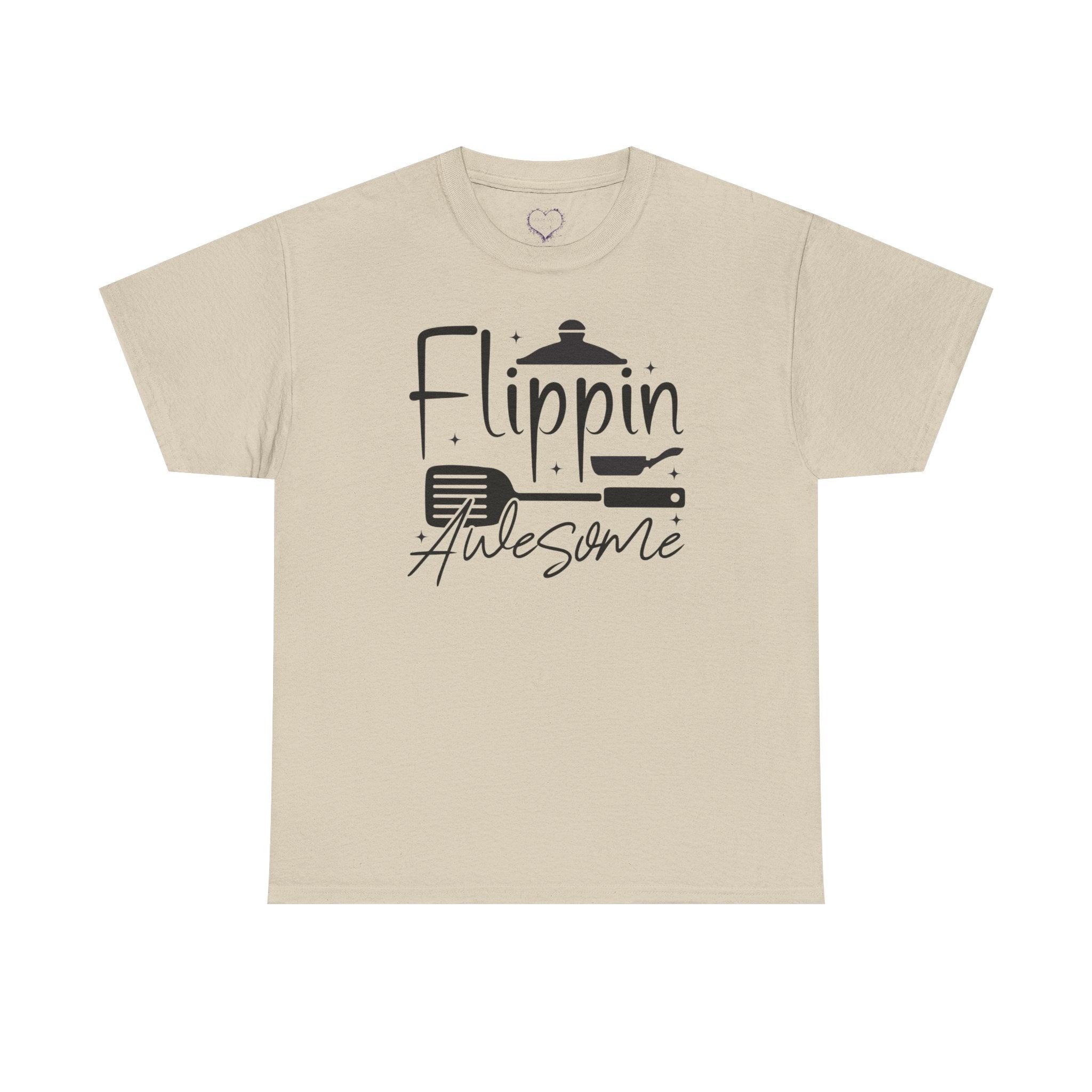 Flippin' Awesome Kitchen Tee — Funny Chef Pancake Flipping Shirt
