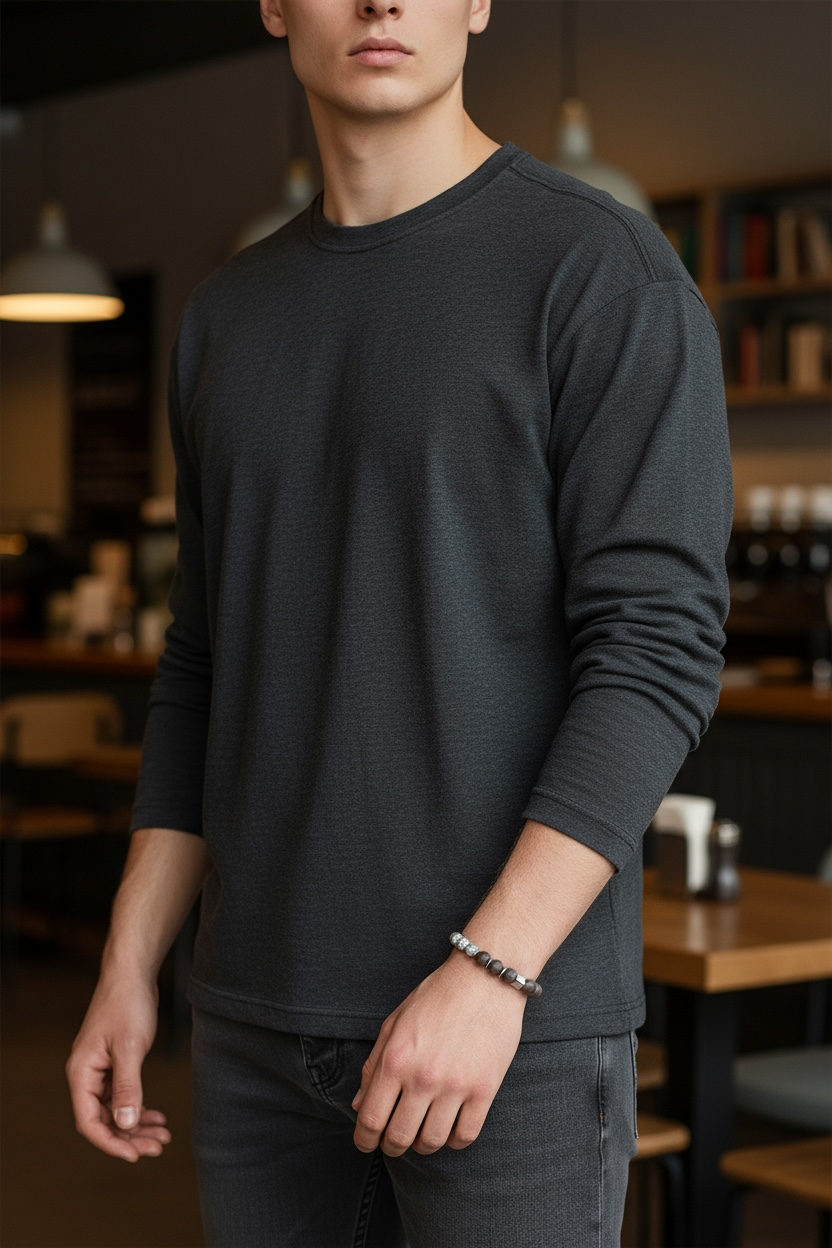 Labradorite, Hematite & Ebony Blackwood Bracelet – Intuition, Grounding & Spiritual Strength