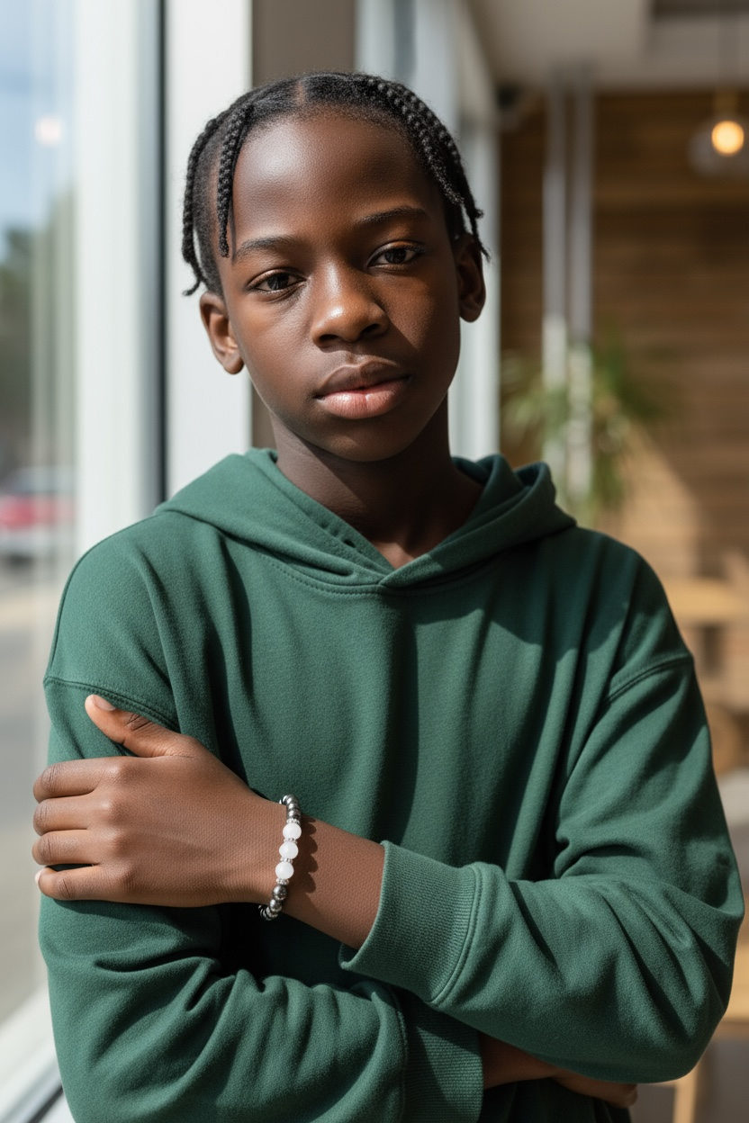 Rose Quartz, Magnetic Hematite & Hematite Bracelet – Love, Protection & Emotional Balance