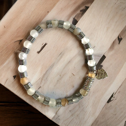 Stretch Bracelet | Montana Flower Agate