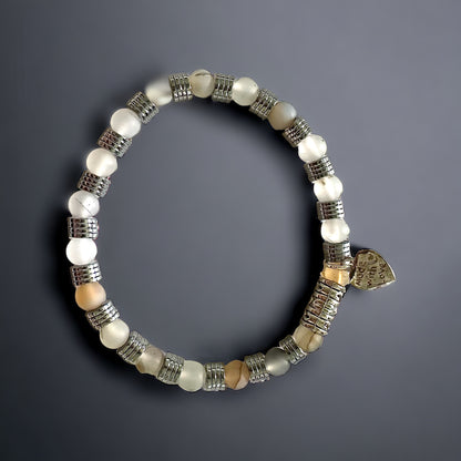 Stretch Bracelet | Montana Flower Agate