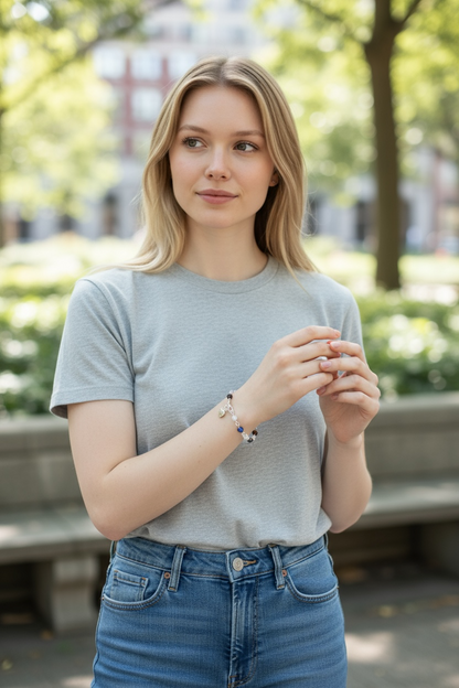 Multi-Stone Hand-Wrapped Bracelet – Choose the Energy That Resonates With You