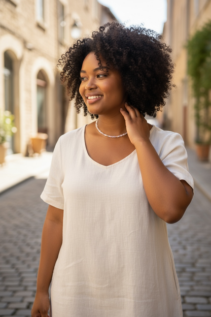 Pink Crystal Necklace with Rose Gold Spacers – Radiant Love & Feminine Energy