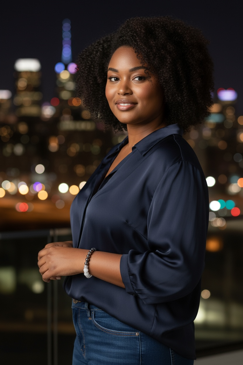 Hematite & White Quartz Stretch Bracelet – Balance, Clarity & Protection