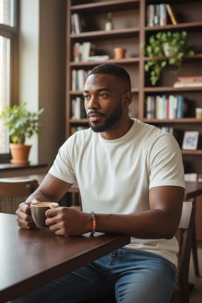 Black Onyx & Carnelian Bracelet – Confidence, Courage & Grounding Energy
