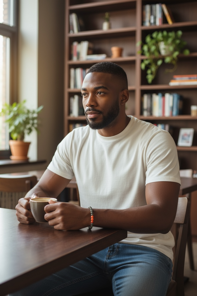Black Onyx & Carnelian Bracelet – Confidence, Courage & Grounding Energy