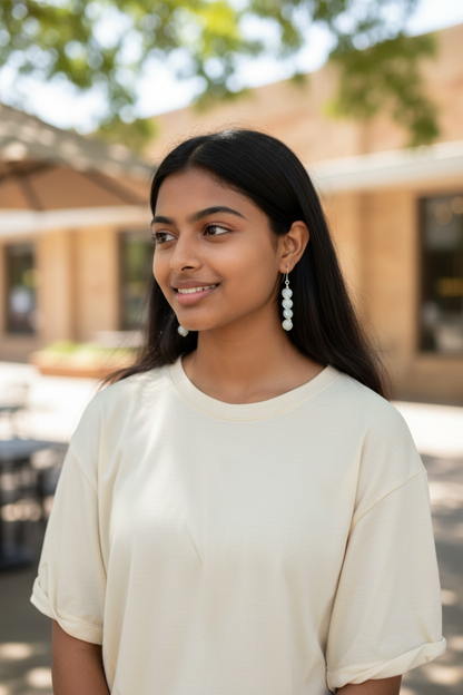 Stacked Gemstone Drop Earrings – Multiple Stone Options