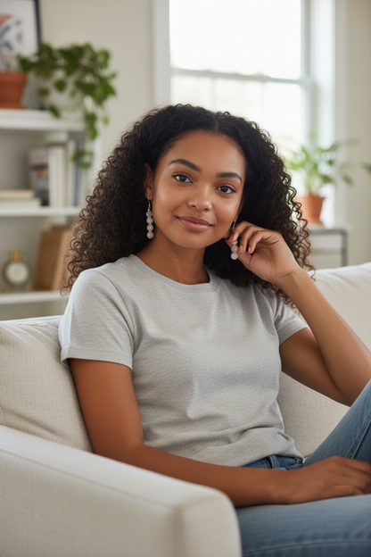 Stacked Gemstone Drop Earrings – Multiple Stone Options
