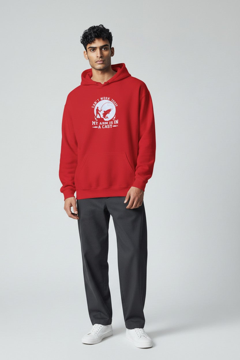 Moonlit Wolf Hoodie — My Arm Is In A Cast Hoodie