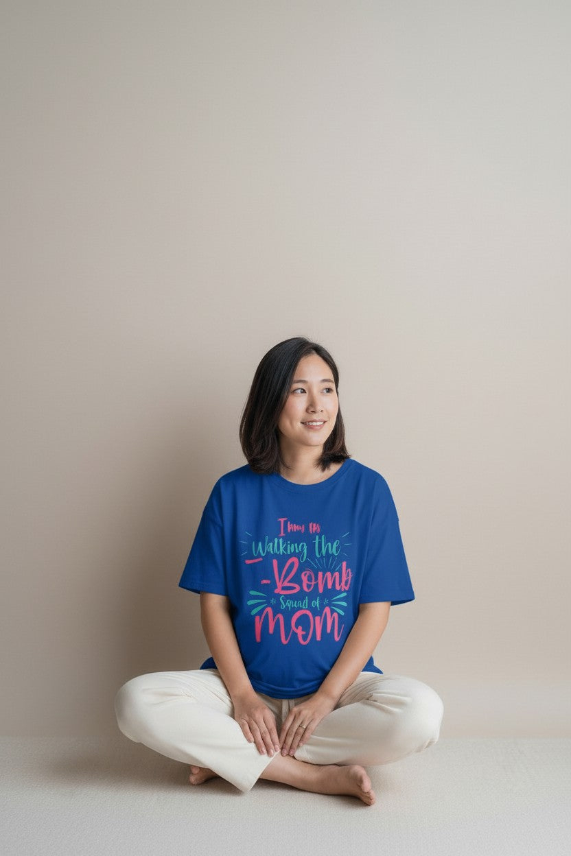 Graphic Tee — "I'm a Drop the F-Bomb Kind of Mom" Funny Mom T-Shirt