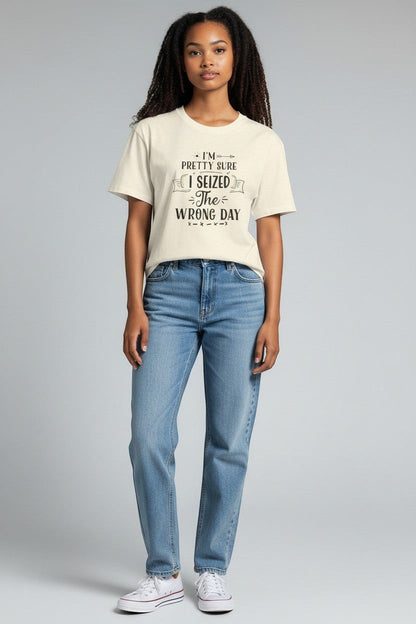 Jena Jewelry cream 100% cotton t-shirt with