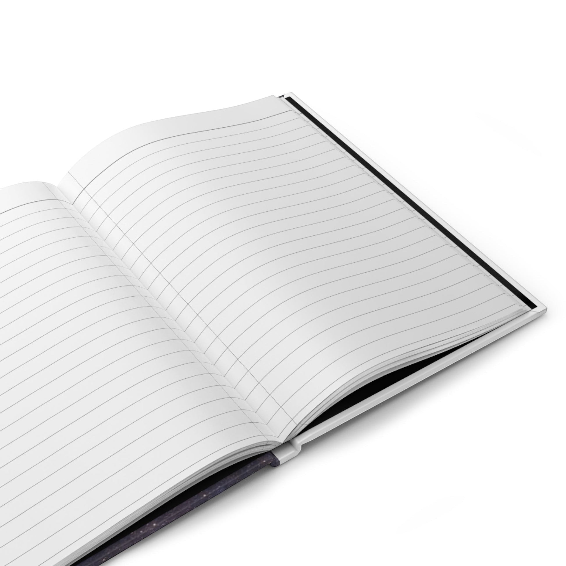 Jena Jewelry guided journal with lined pages and a dark, speckled cover, perfect for personal growth and reflection.