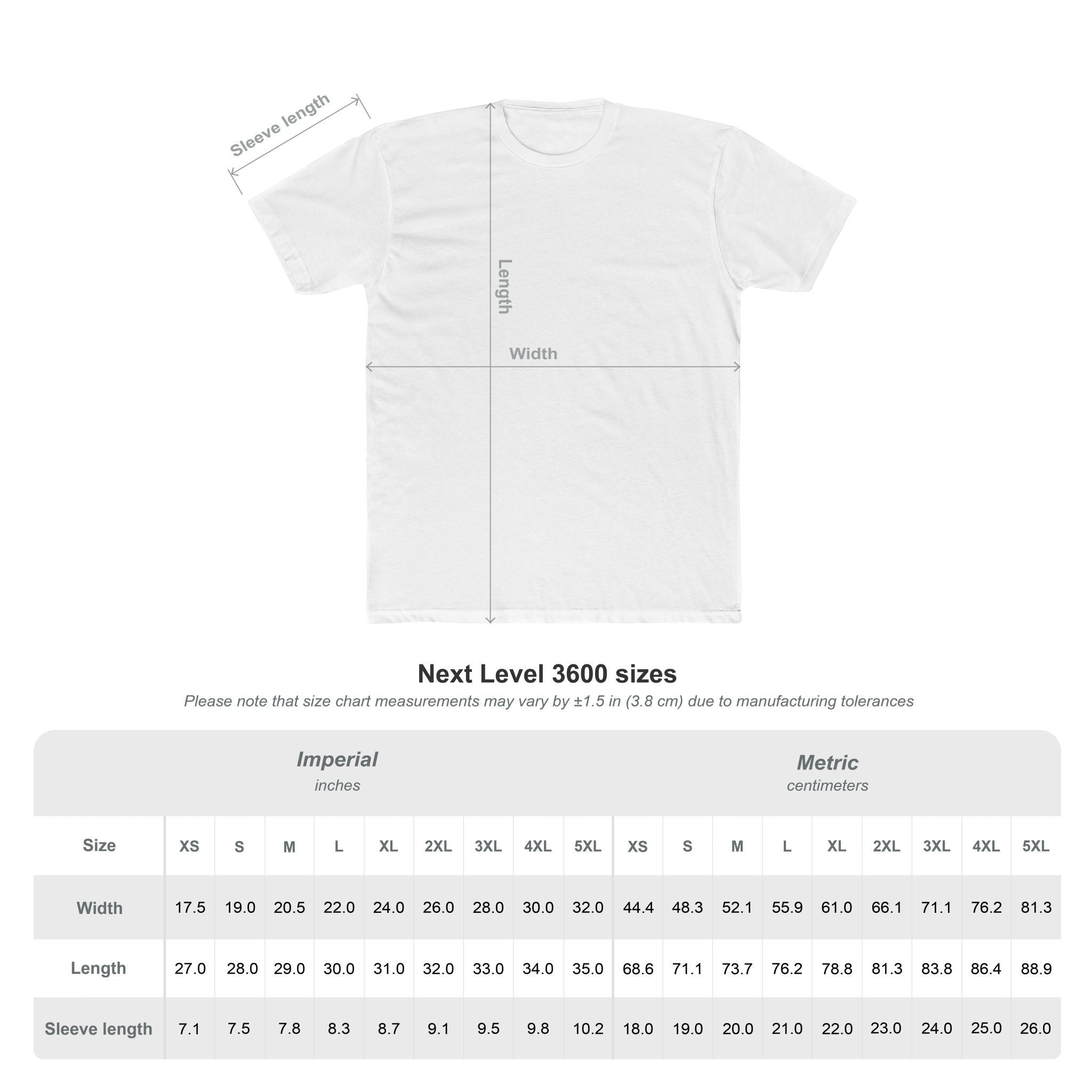 Jena Jewelry white cotton crew neck t-shirt with "Not My Circus, Not My Monkeys!" graphic. Size chart included.