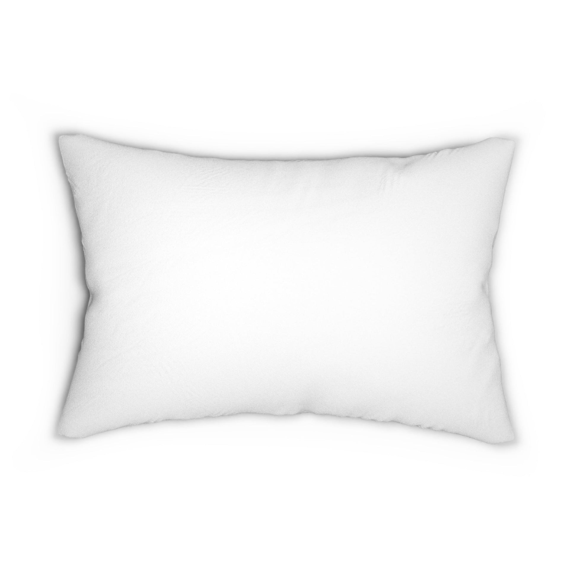 Jena Jewelry white lumbar pillow with "Not My Circus, Not My Monkeys!" text, 100% spun polyester cover.