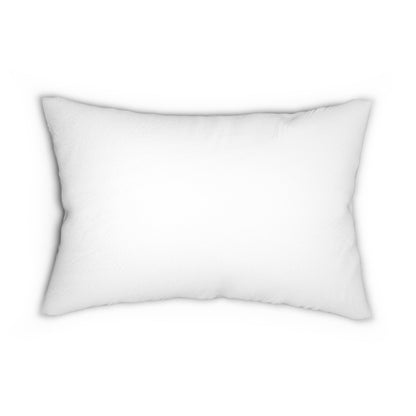 Jena Jewelry white lumbar pillow with "Not My Circus, Not My Monkeys!" text, 100% spun polyester cover.