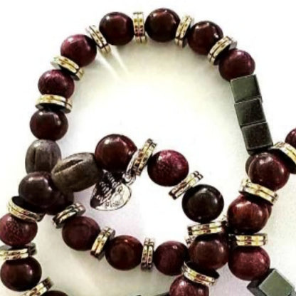 Kids Stretch | Purple Sandalwood and Hematite