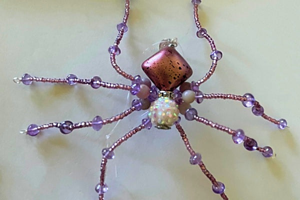 Christmas Spider | Copper and Purple