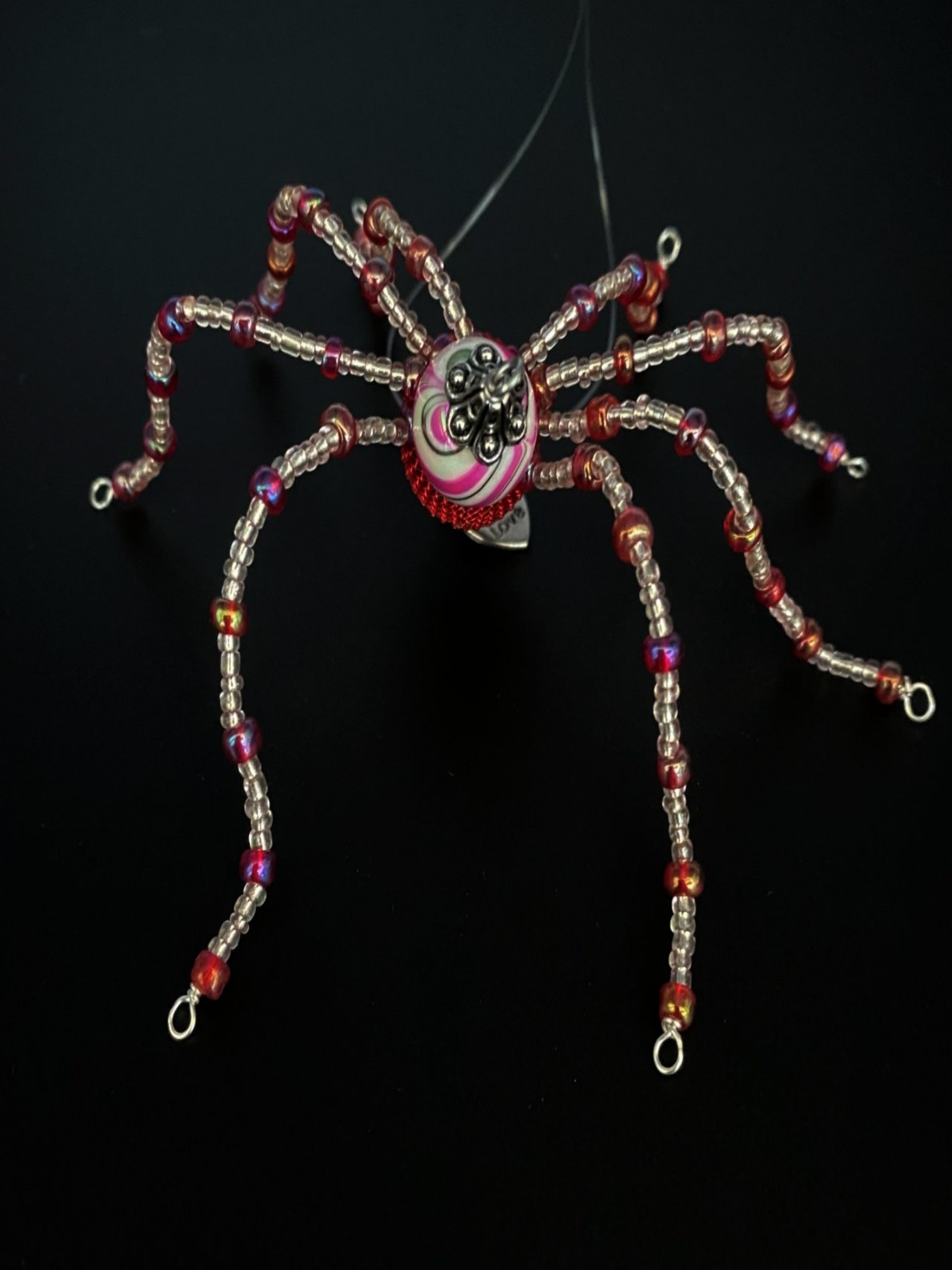 Christmas Spider | Red and Pink