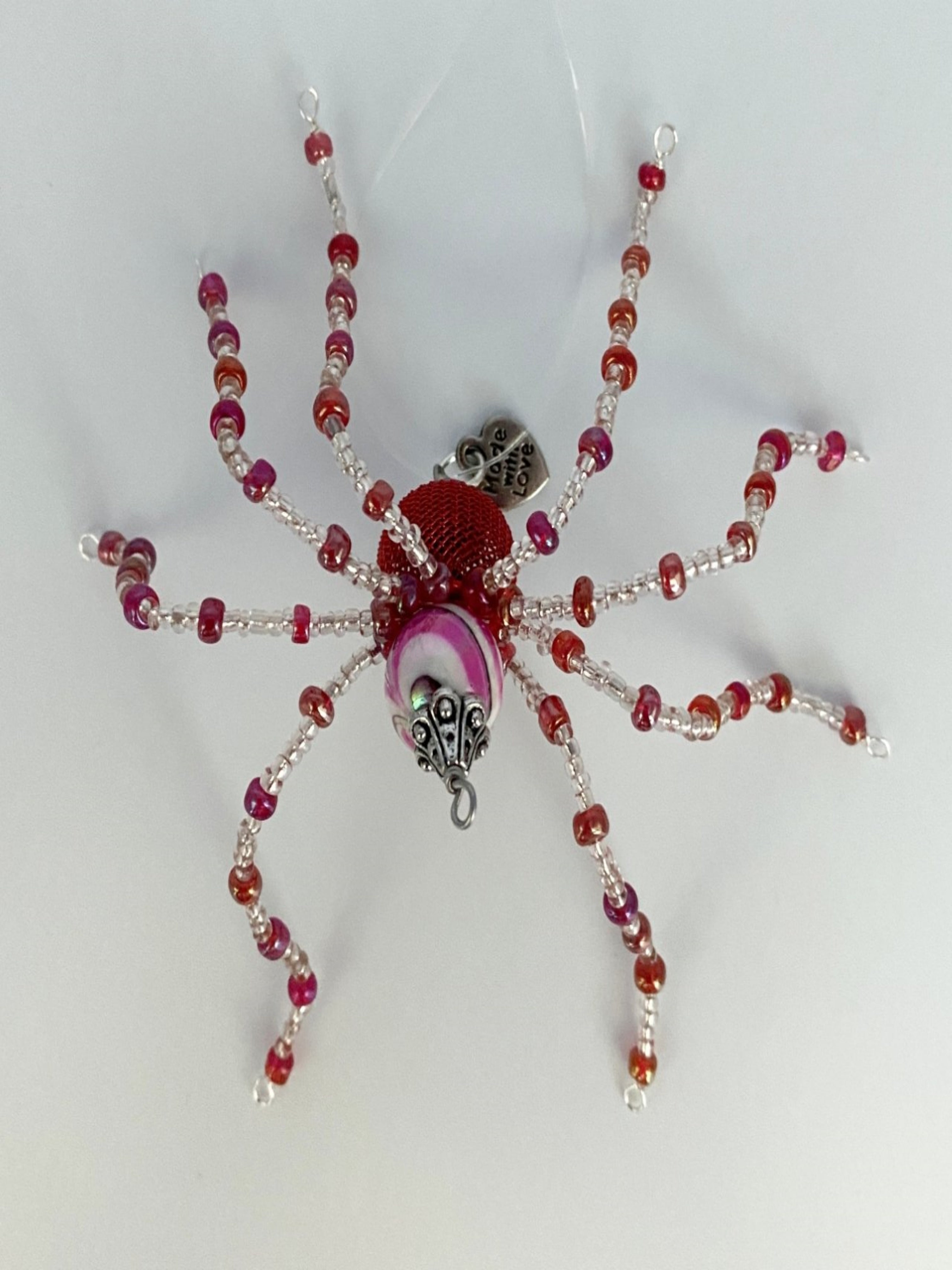Christmas Spider | Red and Pink