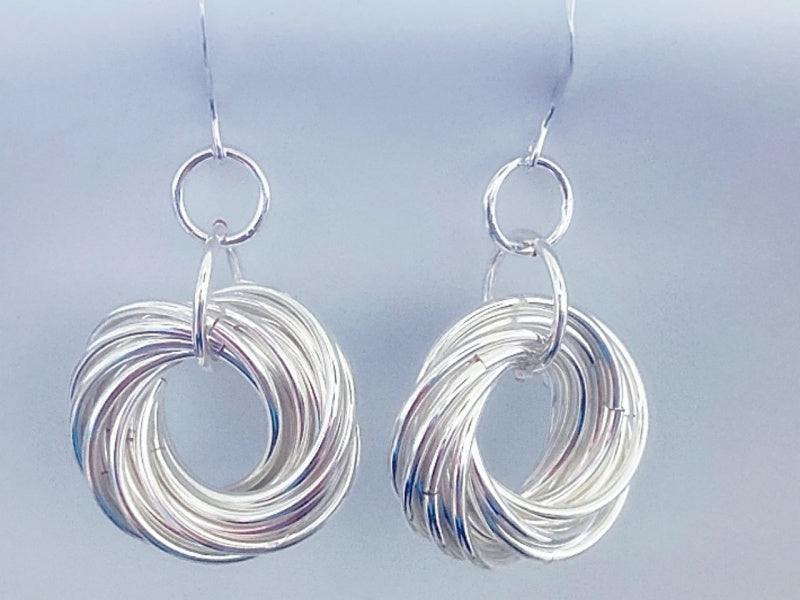Earrings | Silver-Plate Love Knot