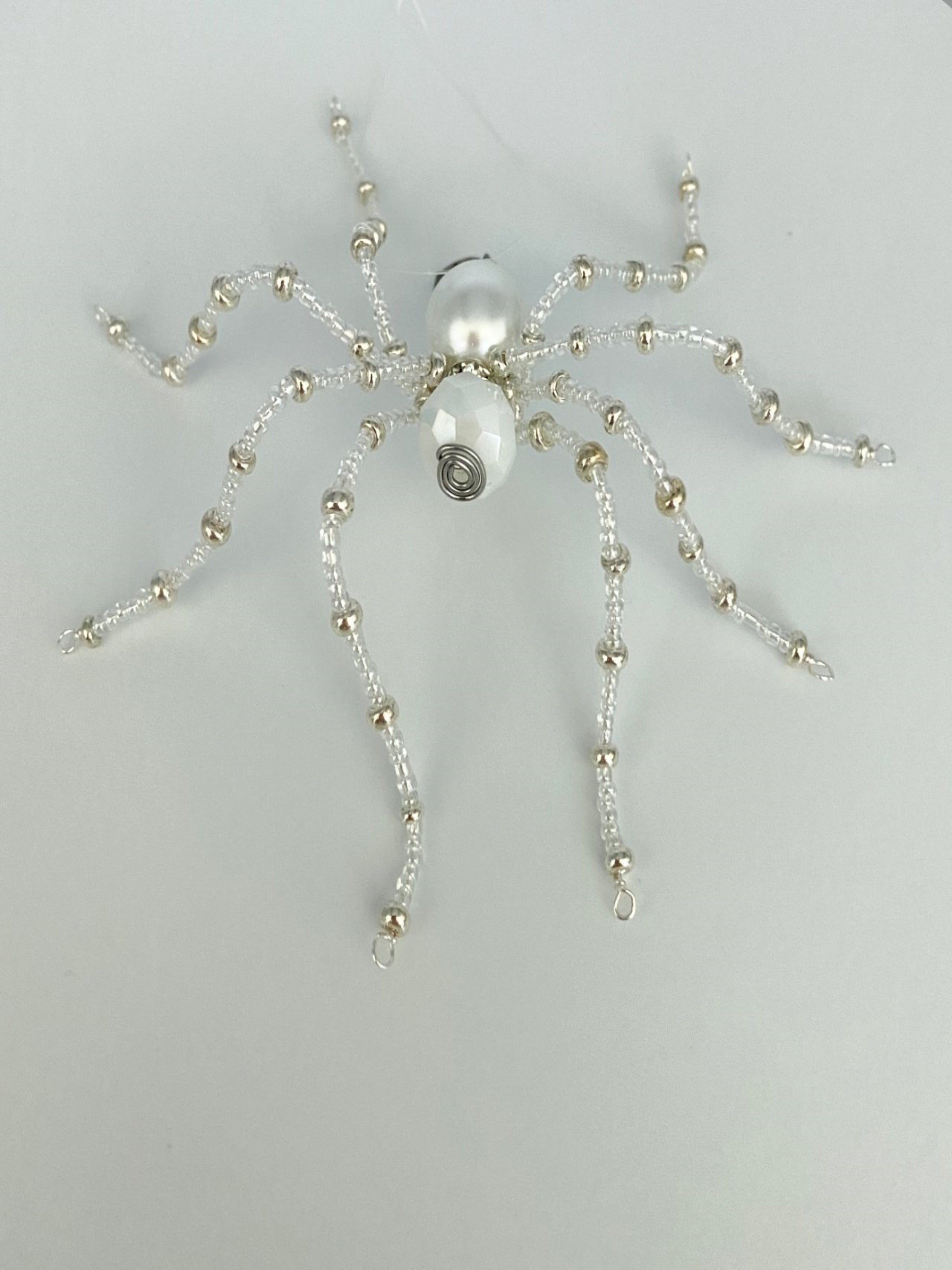 Christmas Spider | White and Silver