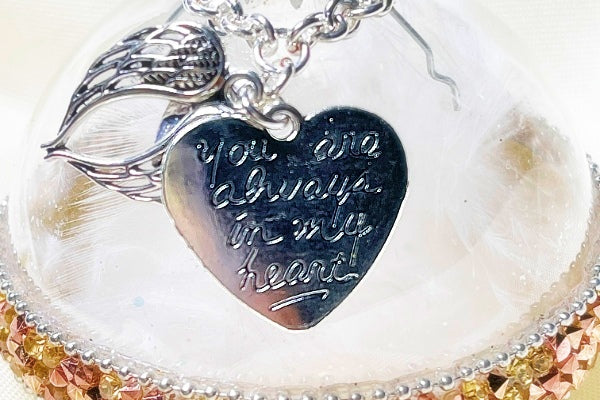 “You Are Always In My Heart” Custom Christmas Ball Ornament